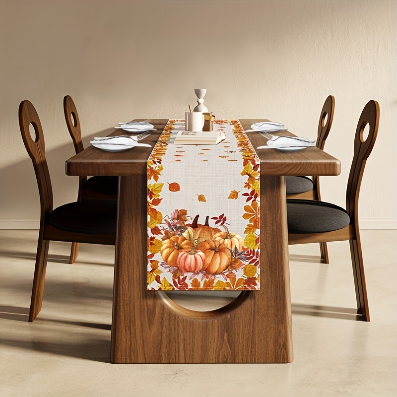 Christmas Table Runner - 1pc Thanksgiving & Halloween tafelloper -