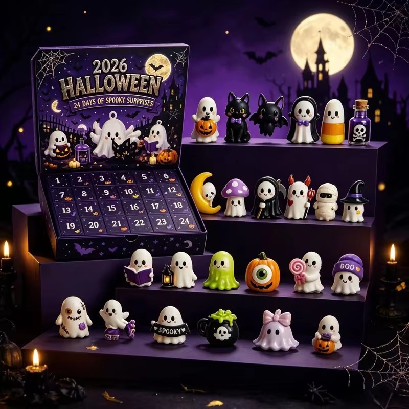 Advent Calendar Gift - NIEUWE Halloween Adventskalender, 24 Dagen Spookachtige
