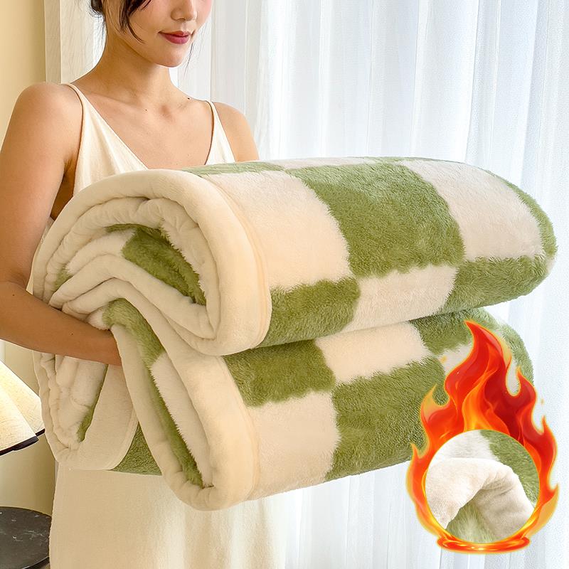 Christmas Throw Blanket - Winter warme flanellen deken, knusse, machinewasbare