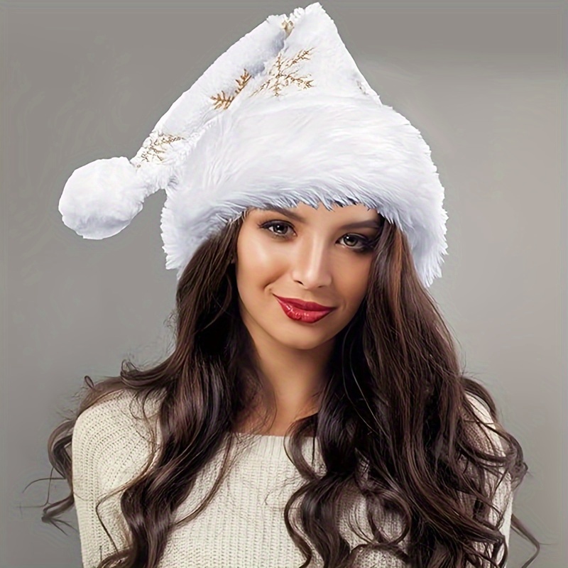Santa Hat Plush - Kamer met airconditioning, draag een witte
