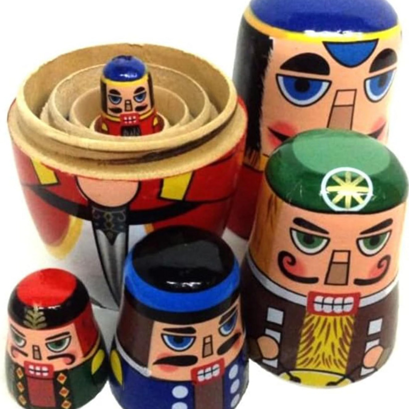 5-delige Russische notenkraker - Nutcracker Figurine recensie en prijs