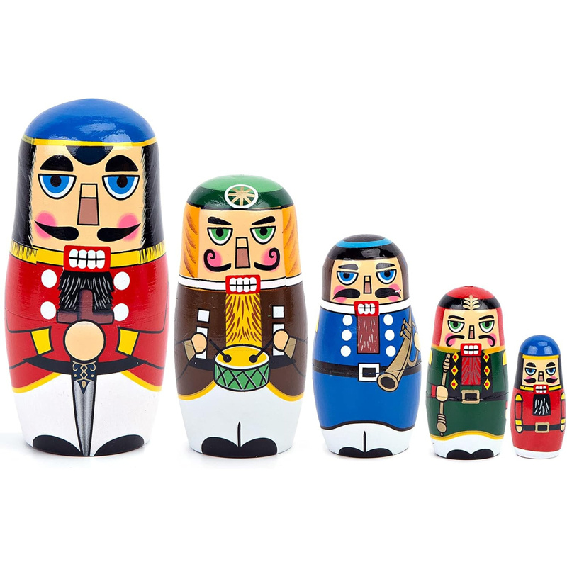 5-delige Russische notenkraker - Nutcracker Figurine recensie en prijs