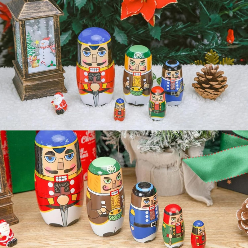 5-delige Russische notenkraker - Nutcracker Figurine recensie en prijs