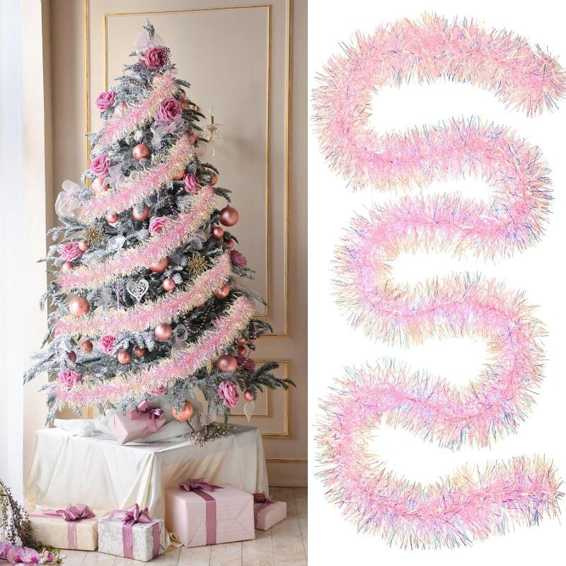 1/3/5 STUKS 2M Roze Kerstgirla - Tinsel Garland Decoration recensie en prijs