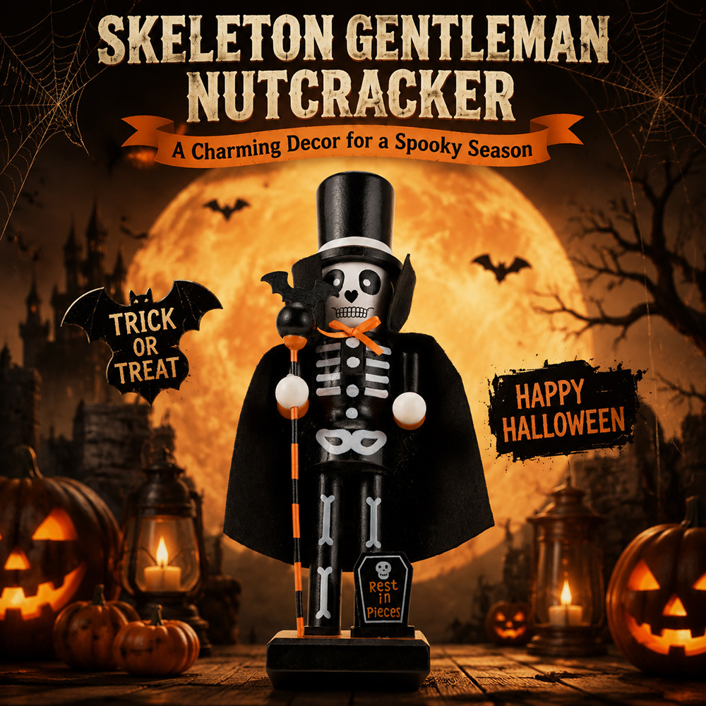 Halloween houten notenkraker f - Nutcracker Figurine recensie en prijs