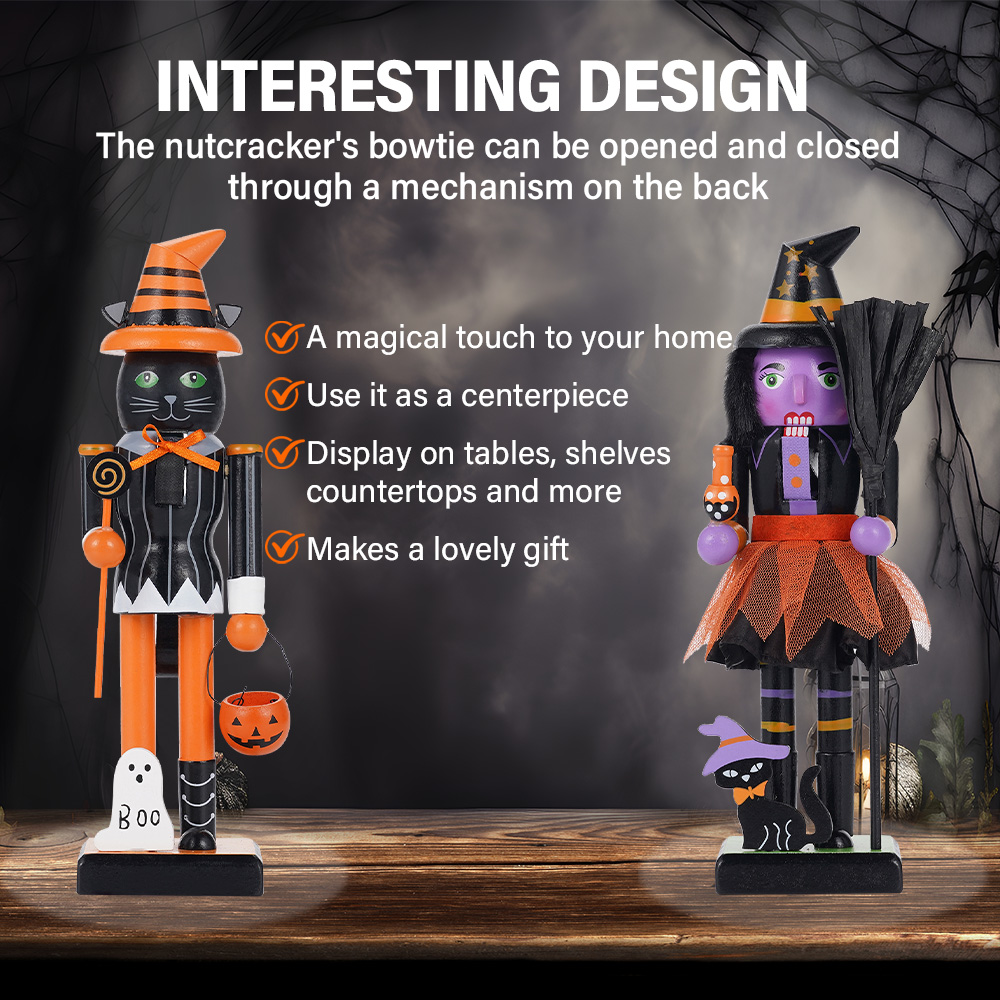 Halloween houten notenkraker f - Nutcracker Figurine recensie en prijs