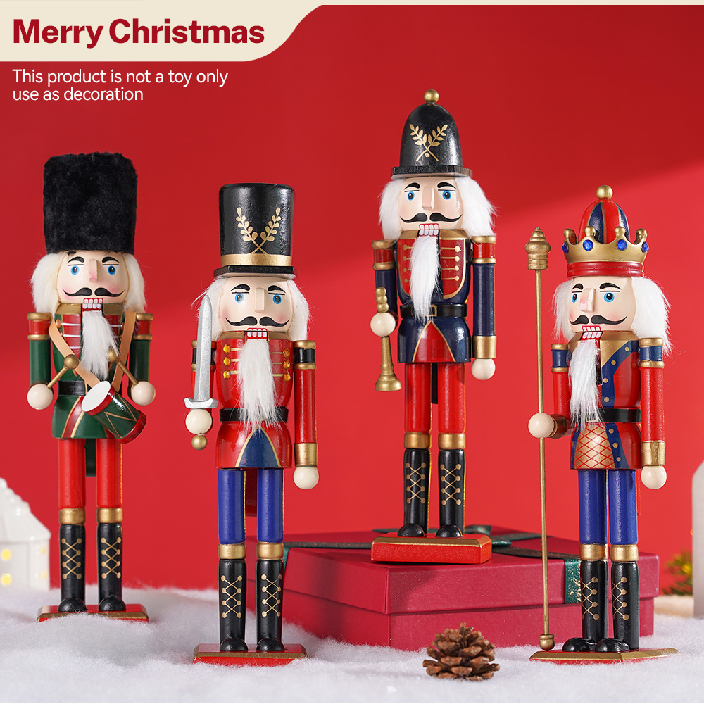 30 cm houten notenkraker ornam - Nutcracker Figurine recensie en prijs