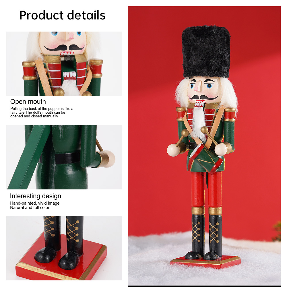 30 cm houten notenkraker ornam - Nutcracker Figurine recensie en prijs