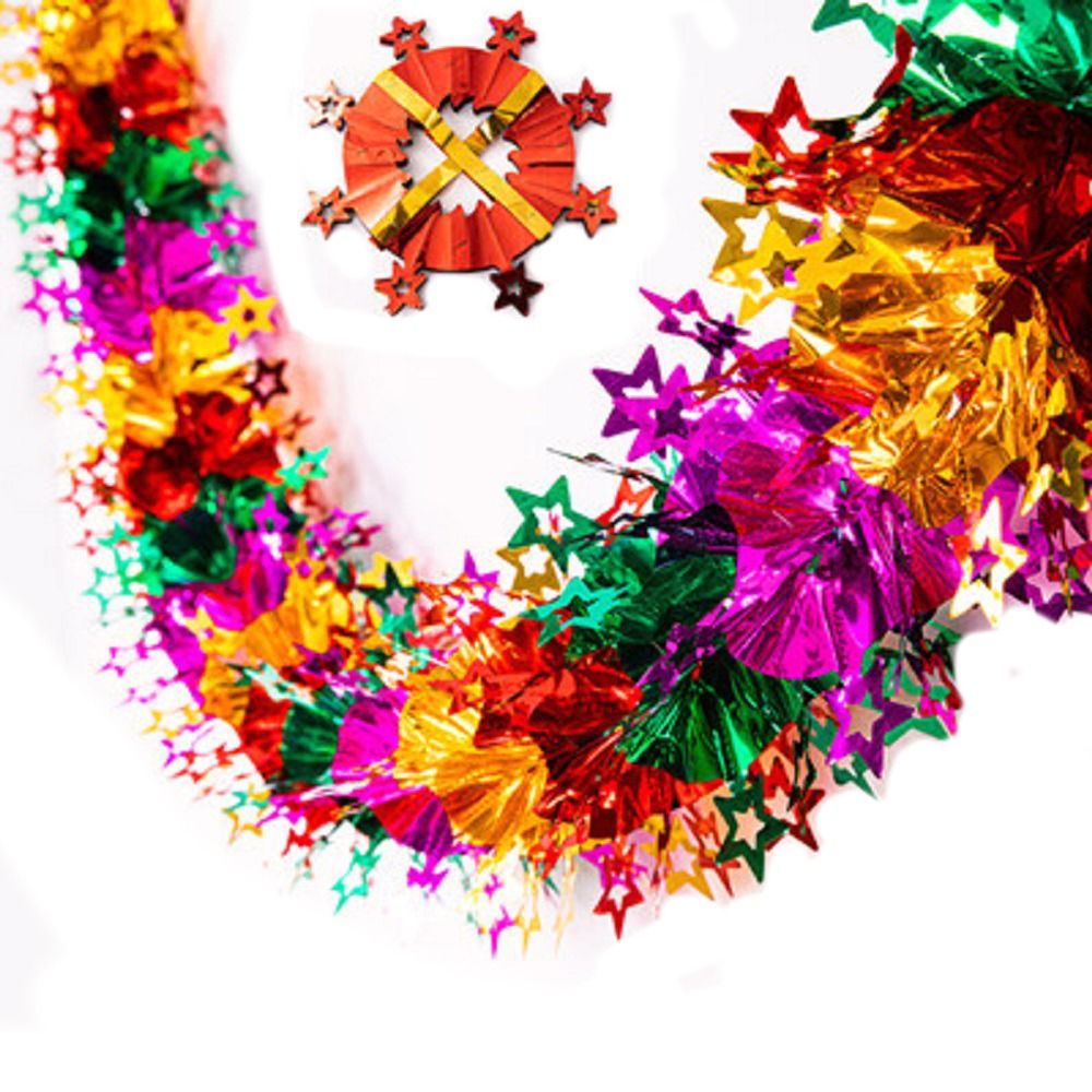 3D Kerstfolie guirlandes DIY T - Tinsel Garland Decoration recensie en prijs