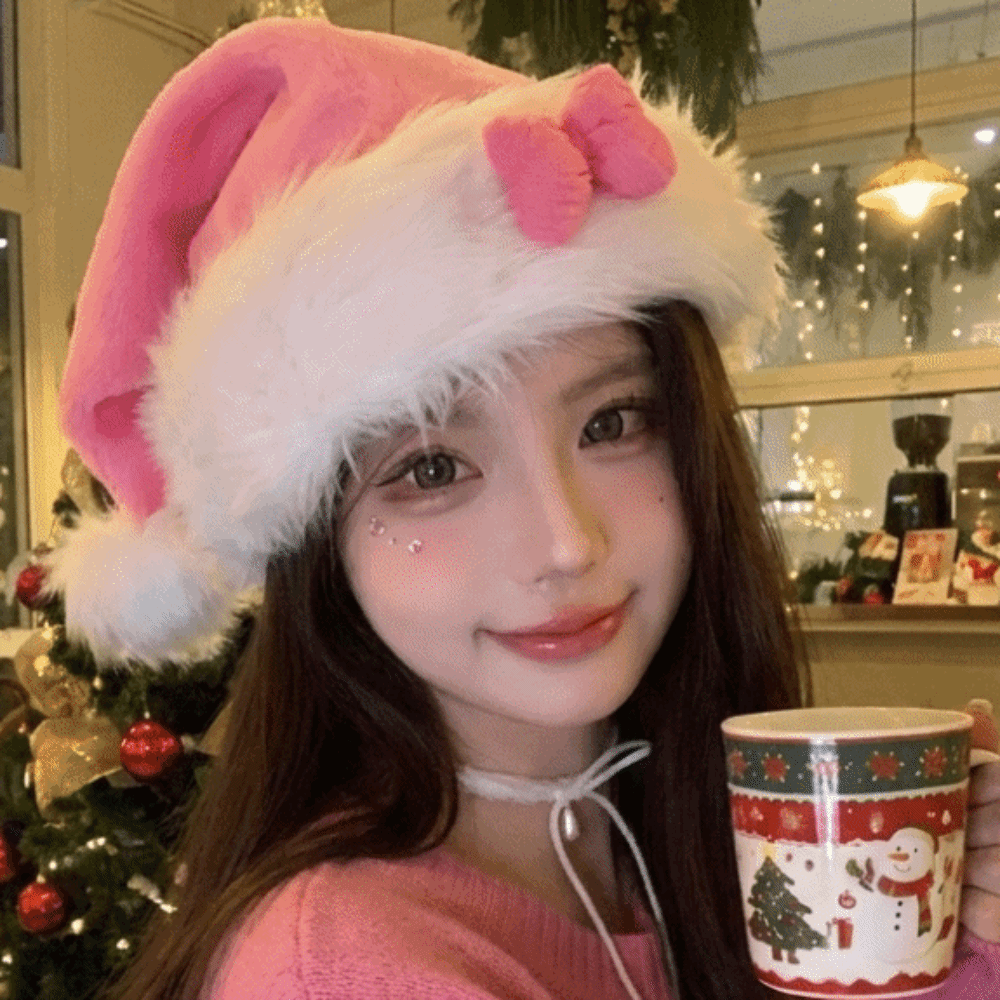Chique Sterrenpatroon Roze Str - Santa Hat Plush recensie en prijs