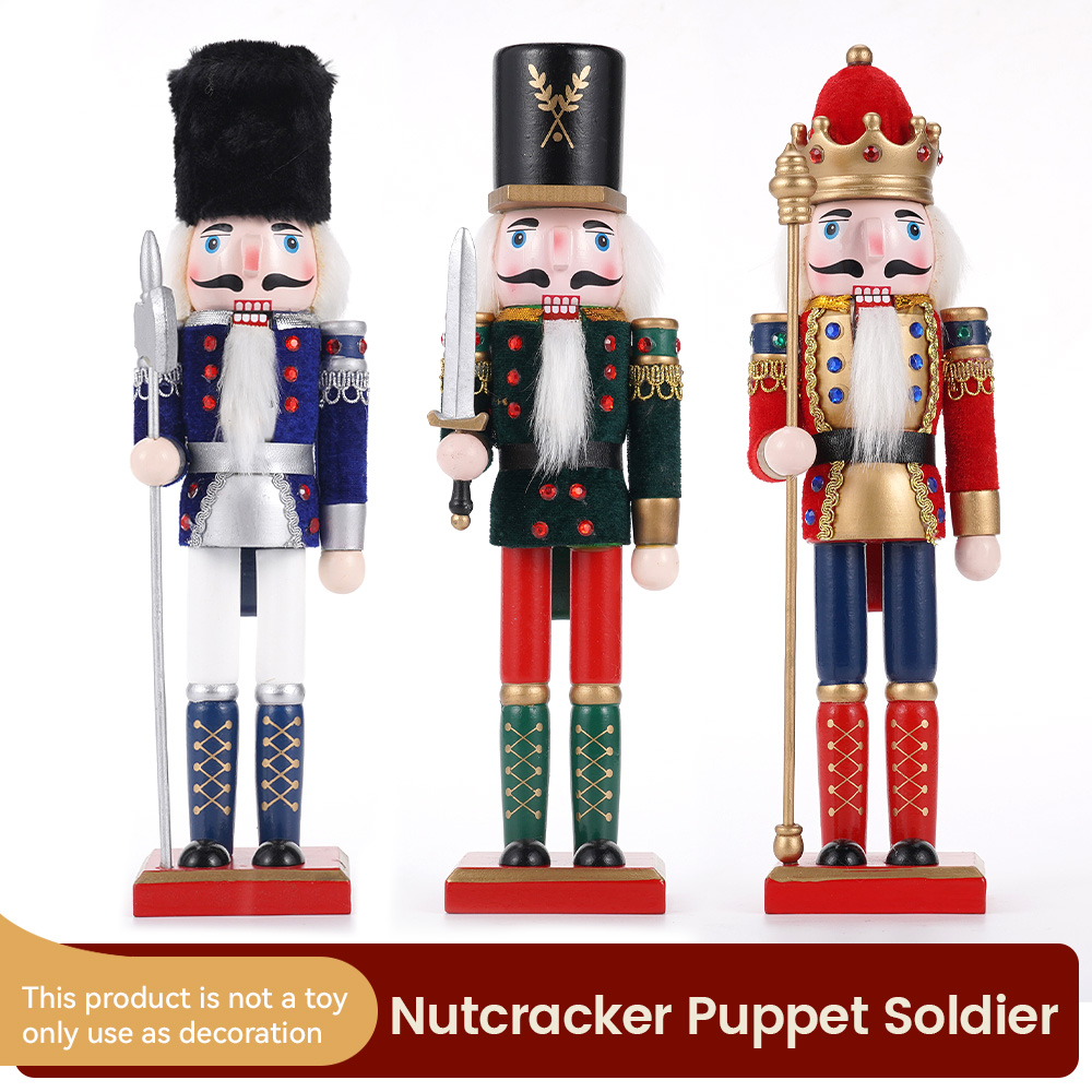30Cm Kerst Notenkraker Houten  - Nutcracker Figurine recensie en prijs