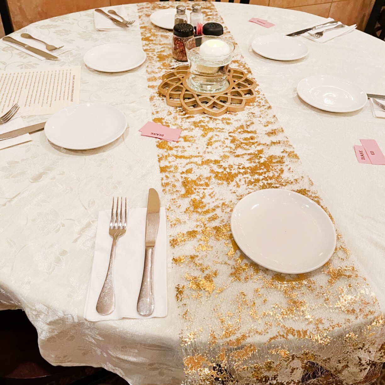 Sparkle Metallic Goud Dunne Ta - Christmas Table Runner recensie en prijs