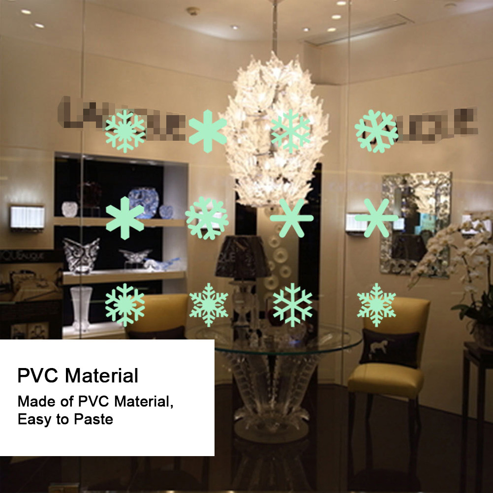 1Set Lichtgevende Sneeuwvlok W - Snowflake Window Decal recensie en prijs