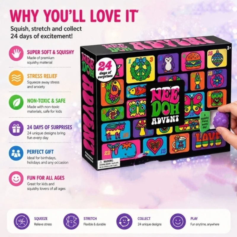 Needoh Adventskalender 2026 Ne - Advent Calendar Gift recensie en prijs