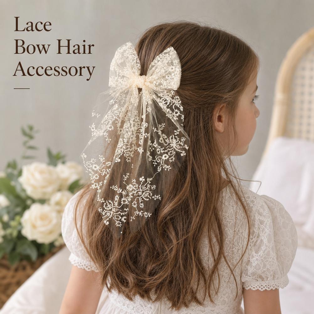 Kawaii kant strik lint haarcli - Ribbon Bow Gift recensie en prijs
